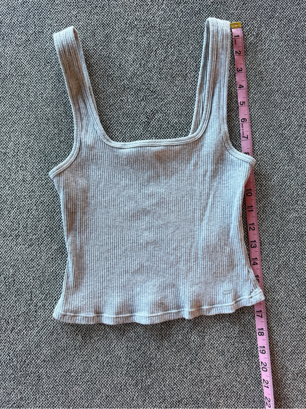 Ribbed Scoop Tank Trio - Red, Gray, Blue - Picture 7 of 13